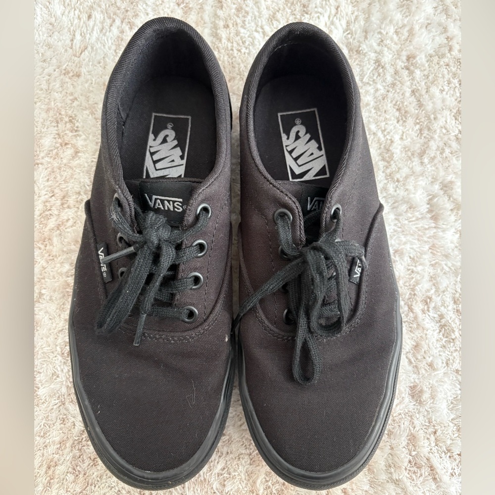 Vans Women’s/Men's Black Canvas Sneakers